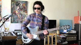 Kitmonsters Lilies on Mars  Lisa demos Danelectro amp Guitar Rig [upl. by Easter989]