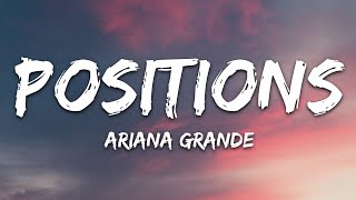 Ariana Grande  positions Lyrics [upl. by Ennayk363]