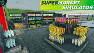 SUPERMARKET SIMULATOR  UN MAGASIN REVU ENTIEREMENT🍅🍆🥑   Live 13 [upl. by Ayhtnic]