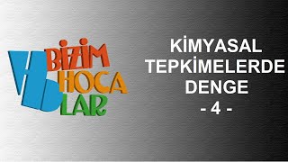 KİMYASAL TEPKİMELERDE DENGE 4  11SINIF AYT [upl. by Iclek]