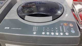 how to use IFB 65 kg fully automatic top load washing machine model TLRDSS65KG AQUA [upl. by Nnanerak]