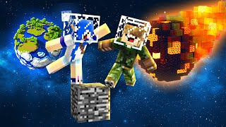 SOBREVIVEMOS em 1 BLOCO NO ESPAÇO  MINECRAFT ONE BLOCK ESPACIAL [upl. by Plotkin]