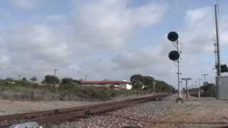 90 MPH Amtrak Pacific Surfliner at Canon Road  Carlsbad CA [upl. by Ivey]