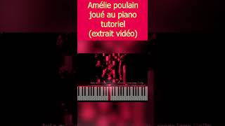 Amélie poulain  joué au piano tutoriel [upl. by Nuri992]