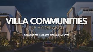 Exploring Largest Villa Communities of Hyderabad [upl. by Ailati560]