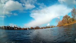 Rowing Scenery  Weesp Netherlands [upl. by Suoirtemed]