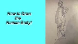 how to draw the body [upl. by Etnod]