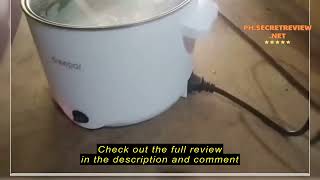 Review Dreepor Multi Electric Cooker Mini Rice Cooker Small With Steaming Tray Non Stick Pot 3L [upl. by Sinnod198]