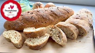 Zwiebelbaguettes 🥖  Baguettes  Thermomix® TM5TM6  Thermilicious [upl. by Dualc]