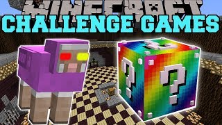 Minecraft MR RAINBOW CHALLENGE GAMES  Lucky Block Mod  Modded MiniGame [upl. by Acimot]