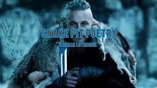 Ragnar Lothbrok  Snake Pit Poetry  Vikings EditAmv [upl. by Poppas]