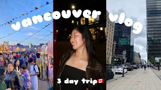 🇨🇦 VANCOUVER travel vlog  reunion richmond night market shopping haul exploring Canada 🛍️ 🌼 [upl. by Edin201]