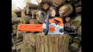 chainsaw stihl MS180 2018 [upl. by Ahcarb]