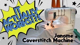 How I Use my Coverstitch Machine  Janome CoverPro1000CPX [upl. by Dicky]