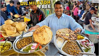 30 Rs Unique Nashta  Tandoori Chole Bhature  Punjabi Street Food India [upl. by Monaco]