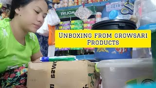 UNBOXING GROCERY • MGA FAST MOVING ITEM FROM GROWSARI • SARI  SARI STORE TIPS ECJTV [upl. by Ottavia]