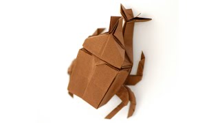 【折り紙】カブトムシ Origami Beetle [upl. by Tihor345]