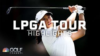 LPGA Tour Highlights 2023 AIG Womens Open Round 1  Golf Channel [upl. by Hadleigh601]