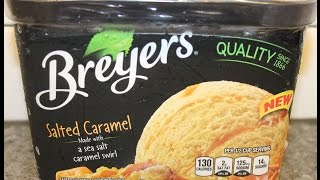 Breyers Salted Caramel Ice Cream Review [upl. by January]