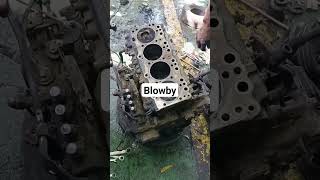 4BE1 blowby automobile mechanic machineshop shorts [upl. by Lennad317]