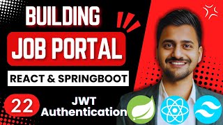 Job Portal Website Using React and Springboot  Part 22  JWT Authentication API [upl. by Nera]