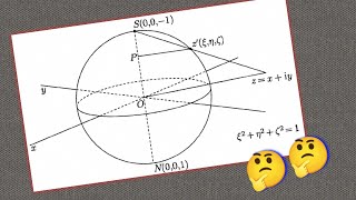 What is Stereographic Projection  infinity in Complex plane  Mathgalaxy [upl. by Kelson]