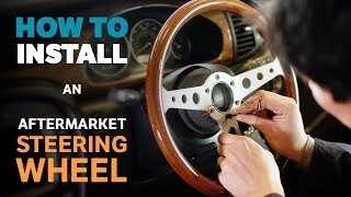 How To Install An Aftermarket Steering Wheel [upl. by Ennovehs777]