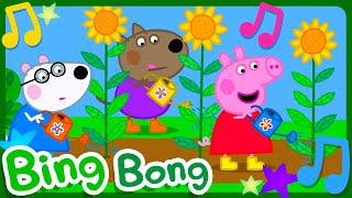 Peppa Pig  Bing Bong Garden Song Official Music Video [upl. by Adnilym948]