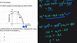 Vertical Projectile Motion Grade 12 Physics November 2024 t  88s [upl. by Ocirled]