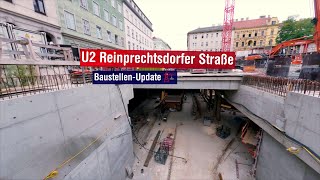 U2xU5 BaustellenUpdate  Reinprechtsdorfer Straße [upl. by Marko]