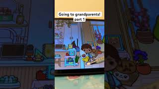 Going to grandparents part 1 tocaboca tocalifeworld tocaworld tocalife toca aesthetic story [upl. by Llert]