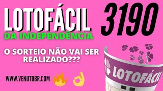 Sobre o Resultado Lotofácil 3190 neste sábado 0709 [upl. by Herman579]