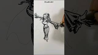 Draw Princess Nefertari D Vivi  One piece drawing shorts anime [upl. by Sivad184]