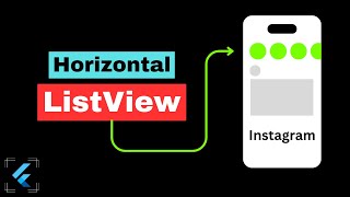 Flutter ListView Horizontal Scroll with Example [upl. by Huskey363]