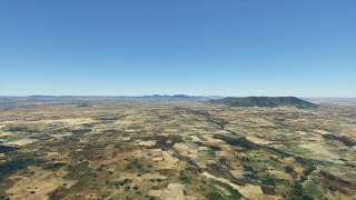 Flying Over the Sahara Desert Nigeria to Niger from Abuja [upl. by Gleason]