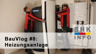 Installation Heizungsanlage  Bau Vlog 8 [upl. by Hassin844]