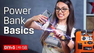 How to Understand Power Bank Ratings and Other Power Bank Basics 🔋 DIY in 5 Ep 58 [upl. by Gernhard945]