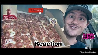 Reaction to Donatos Bakery Crust Pizza Review [upl. by Kitchen]