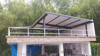 TEJA UPVC CUBIERTA O TECHO PARA TERRAZA AVANCE [upl. by Bohaty]