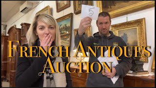 EP92 French Antiques Auction  Antique Sale  A Break From Renovation [upl. by Alletse]