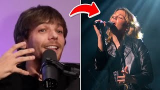 Louis Tomlinsons Heartfelt Reaction to Maggie Rogers Stunning Tribute to Liam Payne [upl. by Farra11]