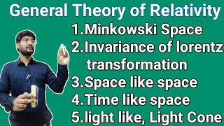 Minkowski space time  four dimensional space time continuum  spacelike timelike lightlike interval [upl. by Nnayd]