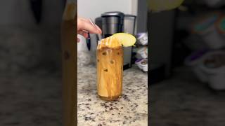 🔊 ASMR Caramel Apple Iced Coffee Recipe😍😋 icedcoffee asmr asmrcoffee icedcoffeerecipe [upl. by Nonez]