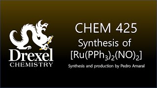 Synthesis of dinitrosylbistriphenylphosphinerutheniumII RuPPh32NO2 [upl. by Saxon]