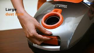 Eureka Forbes  Forbes X1 Star Vacuum Cleaner  Demo Video [upl. by Aratnahs504]