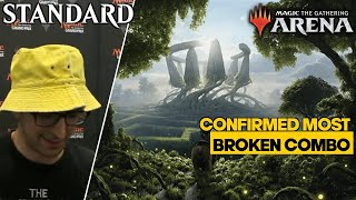 CONFIRMED MOST BROKEN COMBO  Temur Ramp  Standard  MTG Arena [upl. by Melliw]