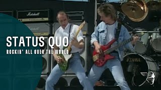 Status Quo  Rockin All Over The World Live At Knebworth [upl. by Adnalohs]