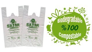 Biodegradable amp Compostable Bags Manufacturing Process With Dual Lines [upl. by Nightingale92]