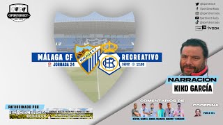 🔴 DIRECTO  MÁLAGA CF vs RECREATIVO DE HUELVA  Jornada 24 Primera RFEF  SportDirect Radio [upl. by Otha798]