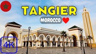 4K Walking Tour of TANGIER Morocco on a Serene Evening 🌅🇲🇦 [upl. by Asikal]